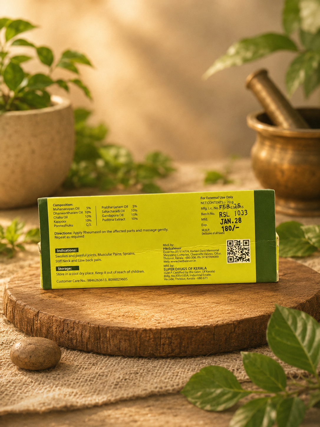 RHEUMASOL Ayurvedic Pain Relief Ointment